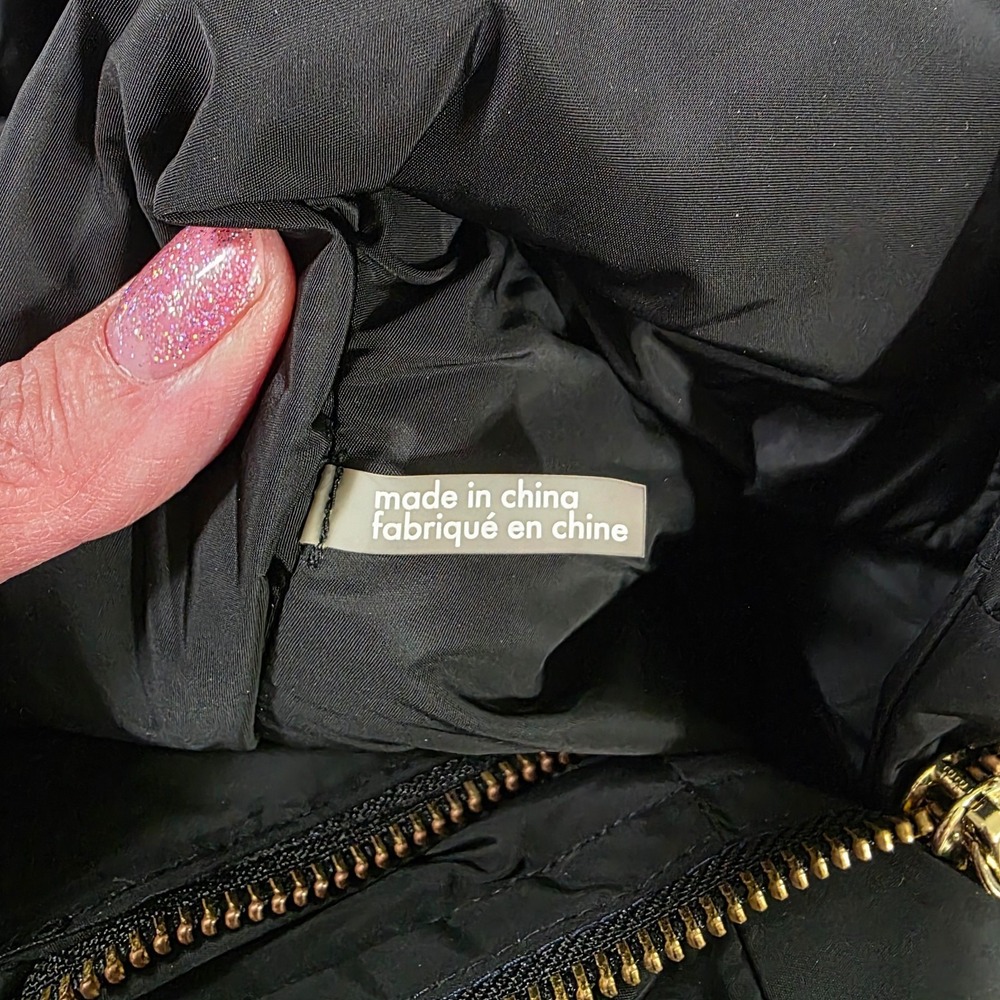 Cole Haan Hooded‎ Puffer Coat Womens Black XS/TP Full Zip Down & Feathers - Picture 6 of 15